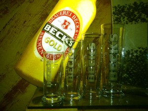 Biergläser Beck's, 0,1 - 0,2 - 0,3 - 0,5